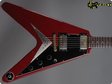 Gibson Flying V Heritage   Korina 1982 Candy Apple Red