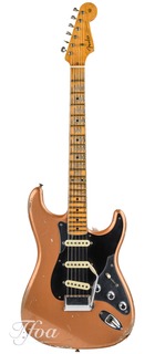 Fender Custom Fender Todd Krause Masterbuilt 50s Control Plate Stratocaster Heavy Relic Copper