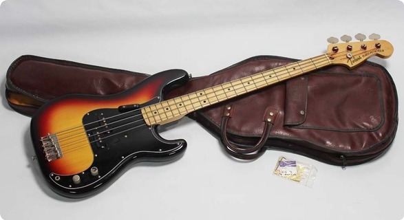 Tokai Hard Puncher Bass 1980 Black Bass For Sale Rickguitars