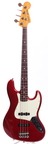 Squier By Fender Japan Jazz Bass 62 Reissue JV Series 1983 Candy Apple Red