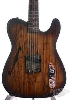 Rebelrelic Esquire 400 Year Rembrandt Era Pine Caster Sunburst