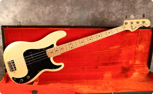 Fender Precision 1976 Olympic White Bass For Sale Andy