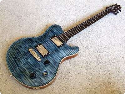 Nik Huber Guitars Dolphin Ii Brazilian Rosewood Neck (with Cites!) 2011 Blue