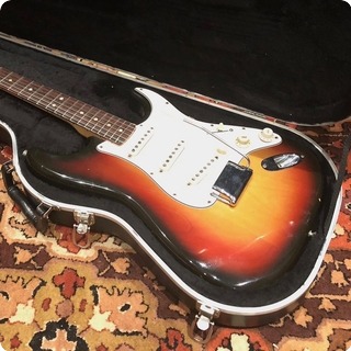 Fender Vintage 1973 1974 Fender Sunburst Rosewood Stratocaster Guitar Cased