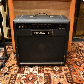 Hiwatt Vintage 1983 Hiwatt Custom 50w Sa112 Combo Valve Amplifier
