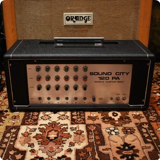Sound City Vintage 1970s Sound City 120 Pa Valve Amplifier Original Cover