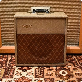 Vox Vintage 1960 Vox Ac2 Fawn Beige Jmi Combo Valve Amplifier
