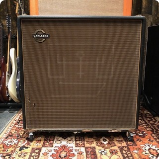 Carlsbro Vintage 1960s Carlsbro 4x12 Goodmans Amplifier Cabinet Original Cover