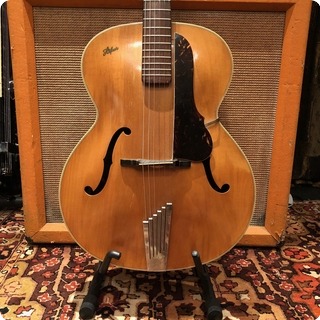 Hofner Vintage 1956 1957 Hofner Senator Natural Blonde Acoustic Guitar