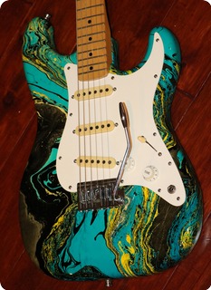 Fender Bowling Ball Strat  (fee0971) 1984