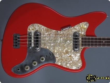 Framus Strato De Luxe Star Bass 5/165 52 1964 Red