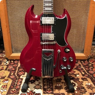 Gibson Vintage 1961 Gibson Les Paul Standard Sg Cherry Guitar Ohsc