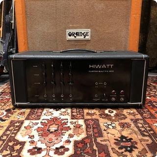 Hiwatt Vintage 1969 Hiwatt Pa200 Dr203 Custom Built 6l6 Valve Amplifier