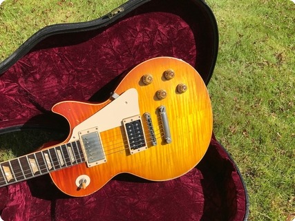 Gibson Custom Shop Jimmy Page Les Paul Standard No1 Ex Dan Hawkins The Darkness 2005 Cherry Sunburst