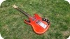 Baldwin Baby Bison V Headstock 1966-Red/Orange