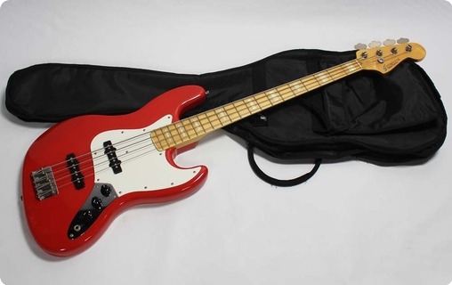 Edwards/esp Jazz Bass`75 1998 Trino Red