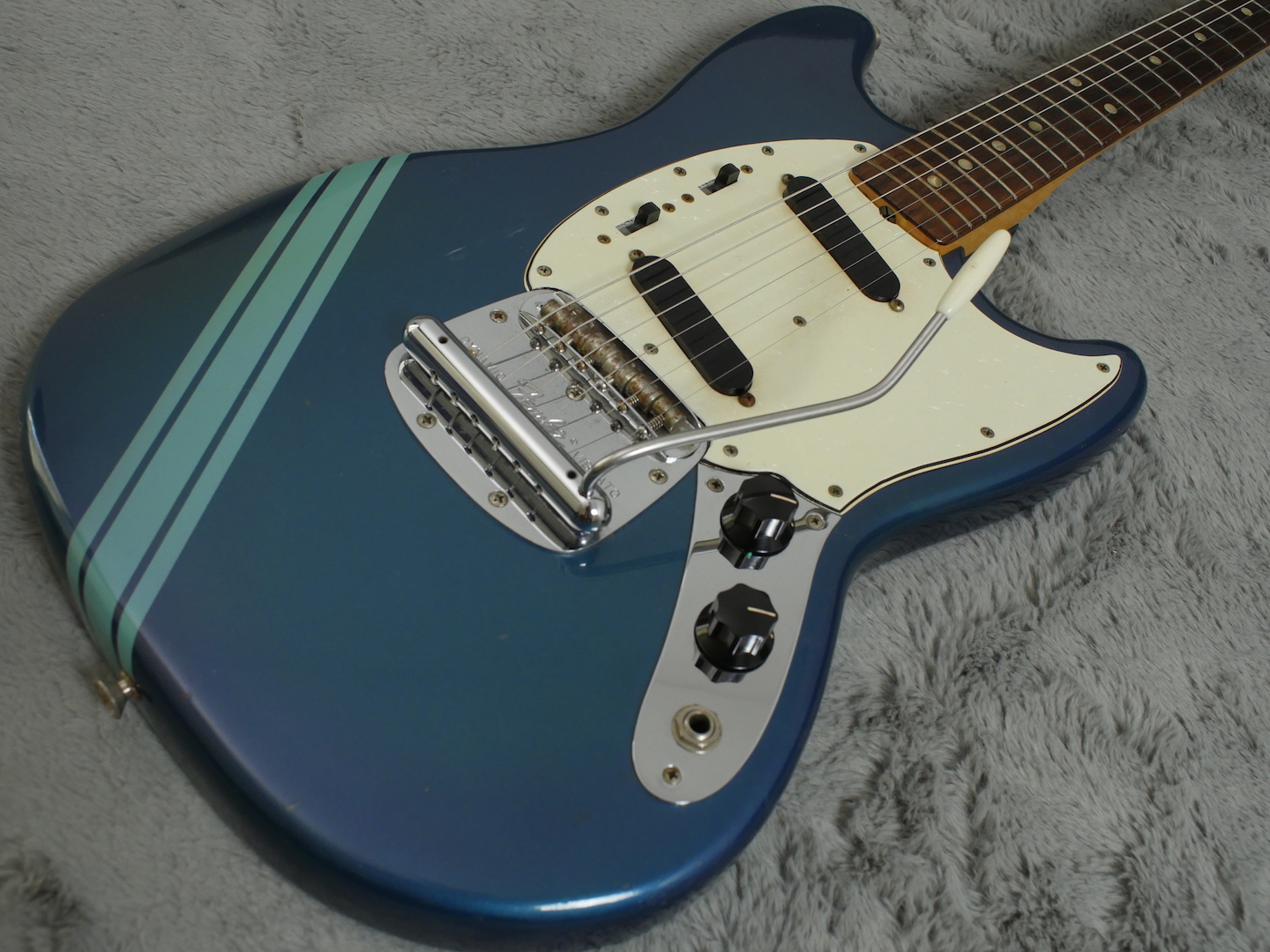 Fender Mustang Competition 1969 Blue Guitar For Sale ATB Guitars