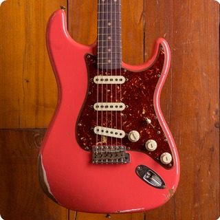 Fender Custom Shop Stratocaster 2018 Faded Aged Fiesta Red