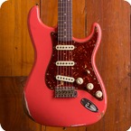 Fender Custom Shop Stratocaster 2018 Faded Aged Fiesta Red