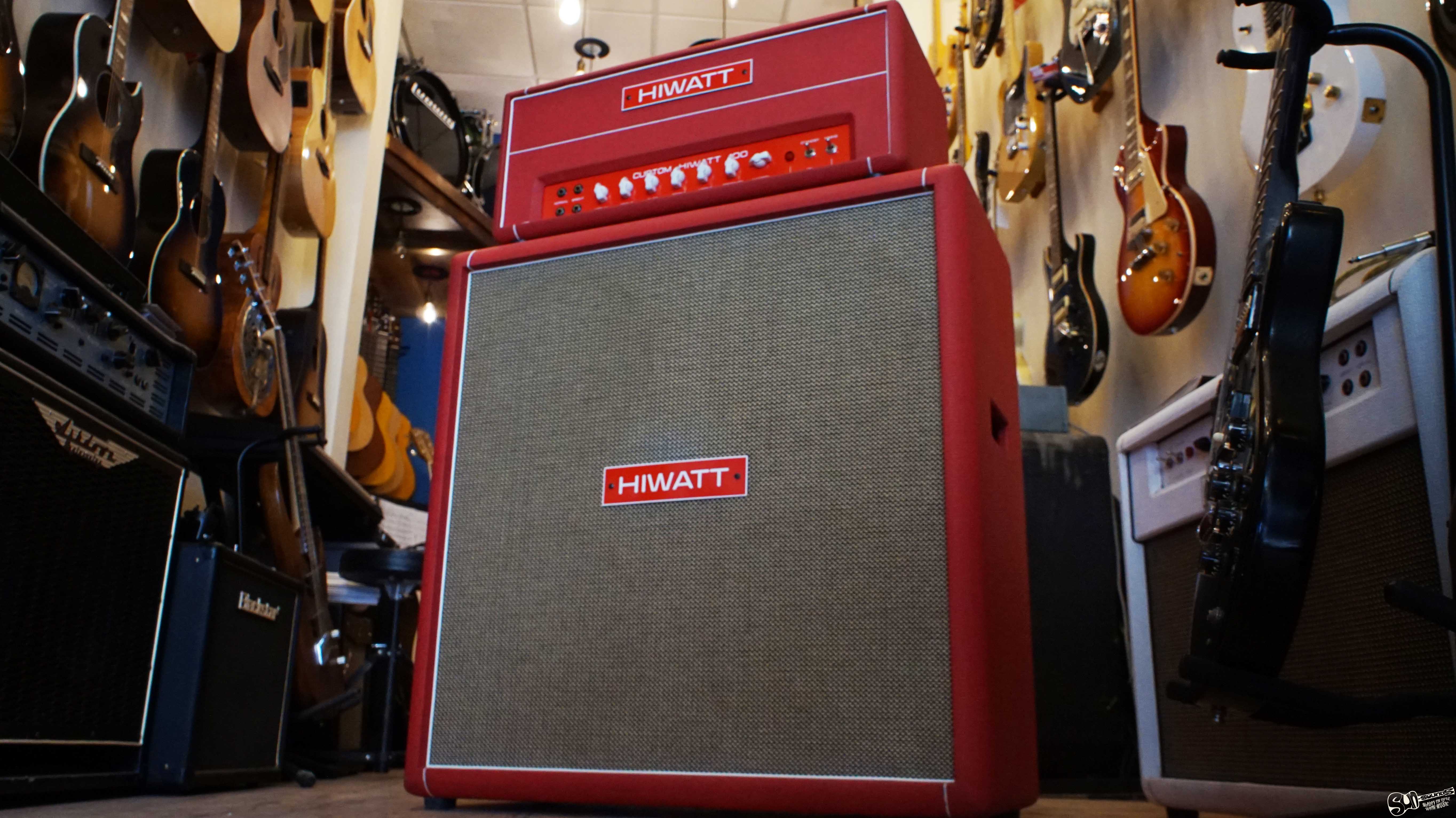 Hiwatt Hiwatt Custom 100 Dr 103 Red Head Cab 2000 Red Tolex