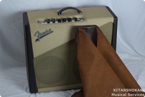 Fender Two Tonetm (custom Shop Blues Junior Tm) Limited Edition 2001  2 Tone Art Deco Black And Beige Tolex Cabinet With Silver Grille Cloth