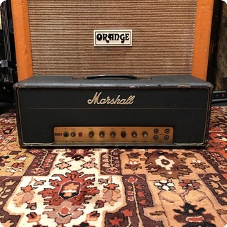 Marshall Vintage 1967 Marshall Jtm50 50w Black Flag Plexi Amplifier Head