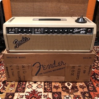 Fender Vintage 1964 Fender Showman Amp Blonde Blackface Ab763 Head Museum