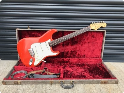 Fender Stratocaster 1963 Custom Colour Fiesta Red