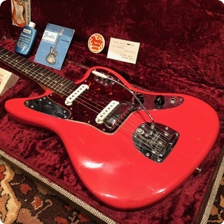 Fender Vintage 1962 Fender Jaguar Fiesta Red Museum Condition Guitar