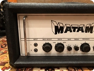 Matamp-Vintage 1970s Matamp Orange GT100 100w Valve Amplifier Head
