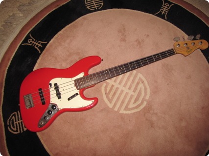 Fender Jazz Bass (refin) 1964 Fiesta Red