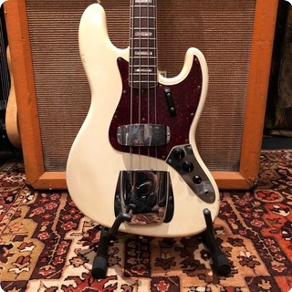 Fender Vintage 1966 Fender Jazz Bass Factory Custom Olympic White Guitar