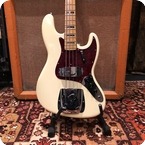 Fender Vintage 1972 Fender Jazz Bass USA Olympic White Maple Guitar