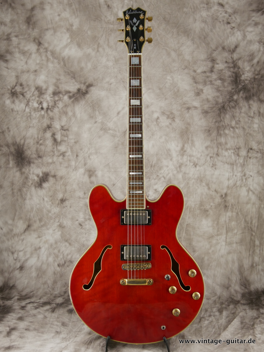 Washburn HB 35 1985 Winered Guitar For Sale Vintage Guitar Oldenburg