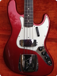 Fender Jazz Bass Custom Colour 1965 Candy Apple Red