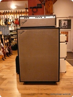 Fender Bassman 100 W. 4x12'' Cabinet Black Tolex