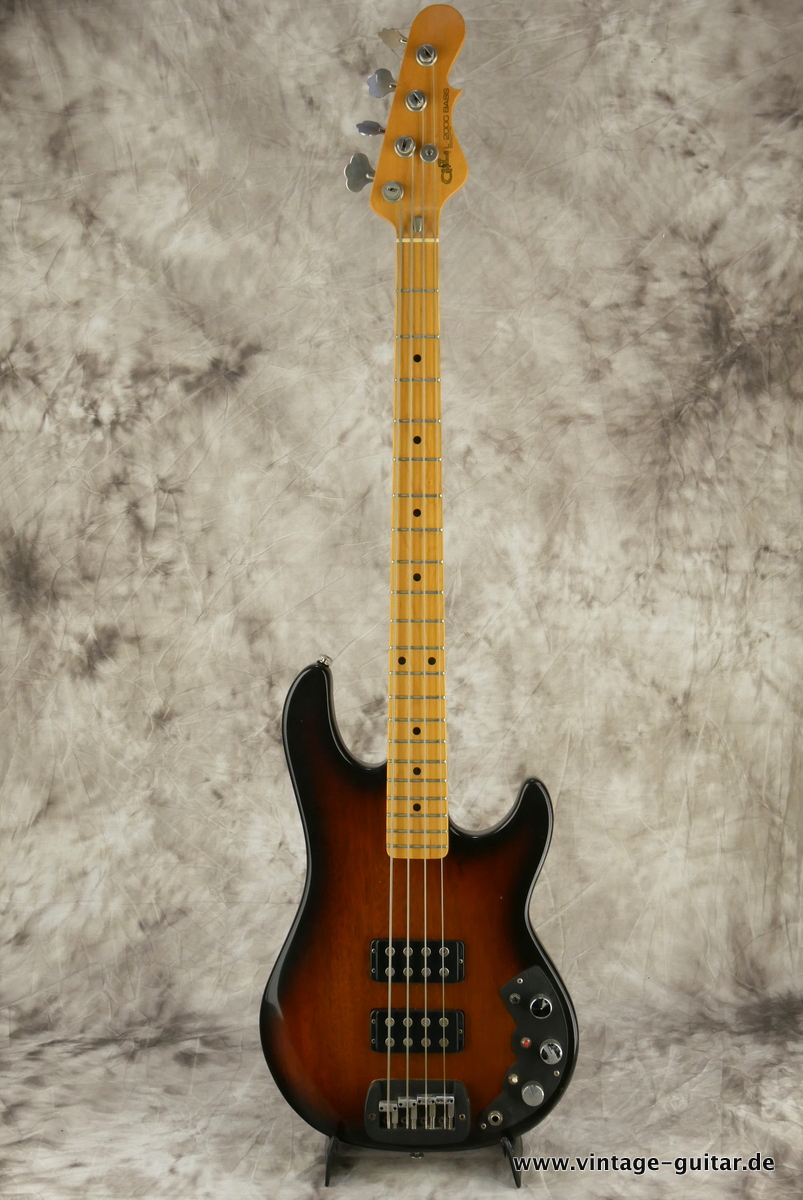 G&L L 2000 1980's Brown Sunburst Bass For Sale Vintage Guitar