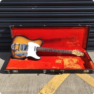 Fender Telecaster With Factory Fit Bigsby 1969 Sunburst