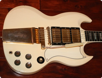 Gibson Sg Les Paul Custom  (gie1053)  1963 White 