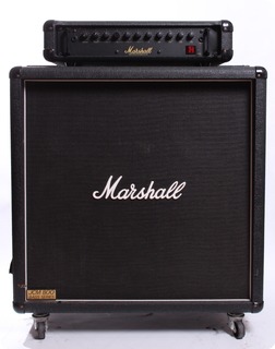 Marshall 3520 Bass Head With 1510 Jcm800 Cab 1980 Black