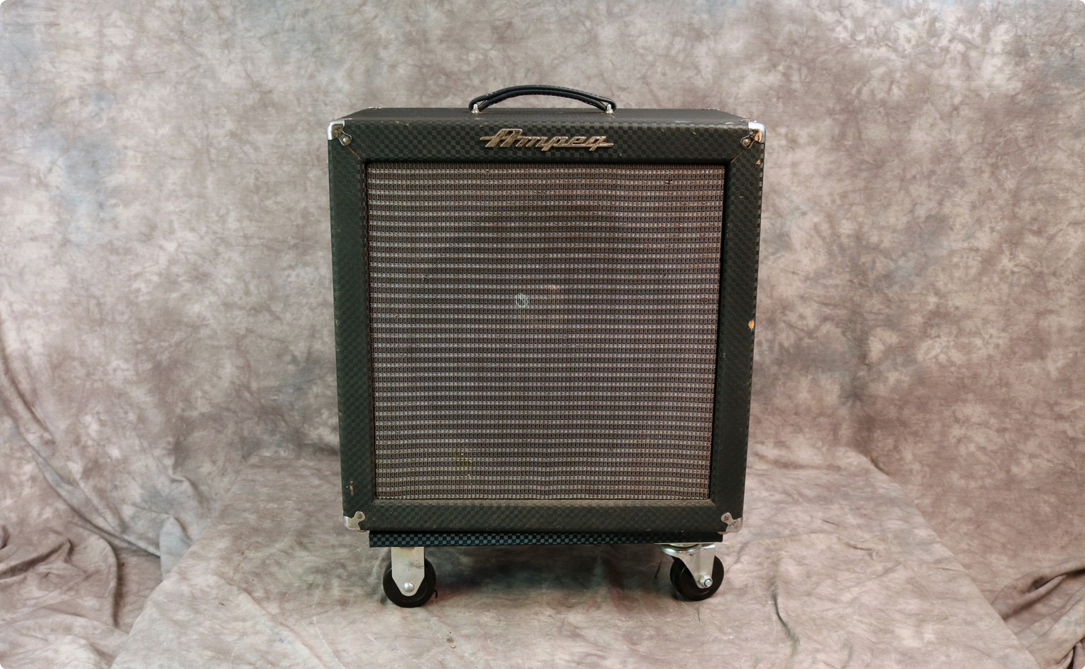 Ampeg B15 Nc 1963 Blue Checked Tolex Amp For Sale Andy Baxter Bass