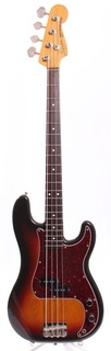 Squier By Fender Precision Bass '62 Reissue Jv Series 1982 Sunburst