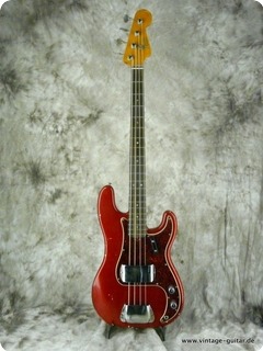 Fender Precision Bass 1966 Candy Apple Red