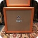 Orange Vintage 1972 Orange 4x12 Guitar Cabinet Celestion Greenback G12H T1217