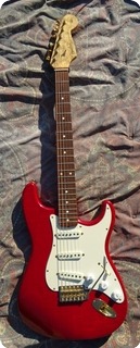 Fender Custom Shop Stratocaster 1993 Trasparent Red
