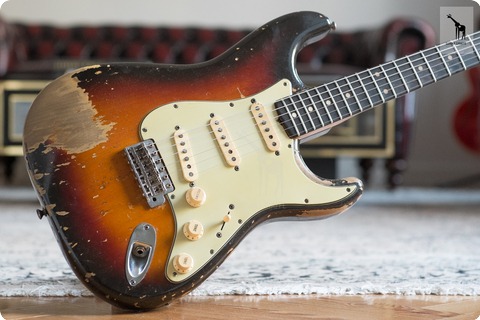 Fender Stratocaster Slab 1961 Sunburst