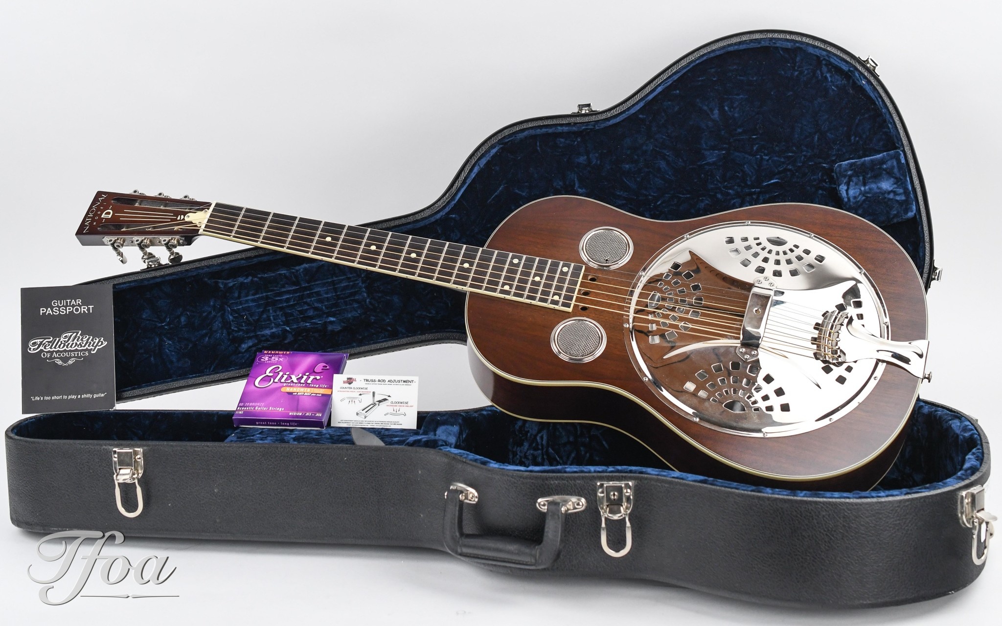 National Resophonic Model D Double PU 2000s Guitar For Sale The