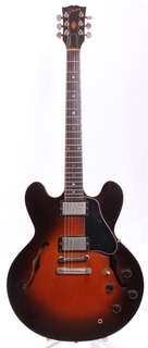 Gibson Es 335 Dot Custom Shop 1982 Tobacco Sunburst