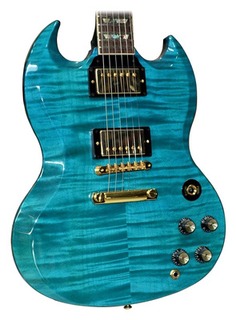 Gibson Sg Elegant Figured Aqua Gh 2018