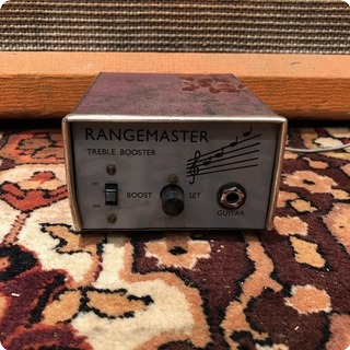 Dallas Vintage 1960s Dallas Rangemaster Treble Booster Mullard Oc44 Guitar Pedal